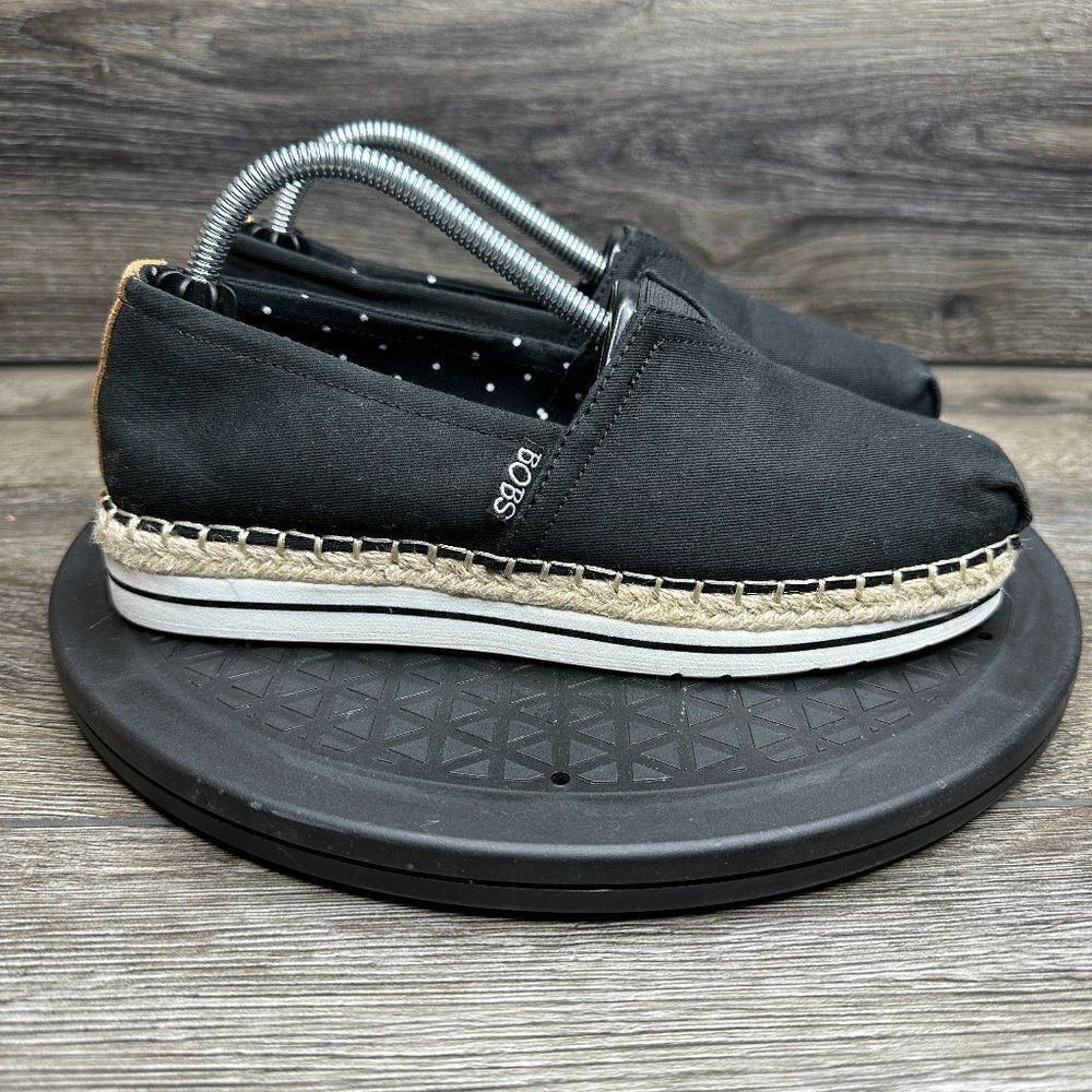 Skechers BOBS Breeze Womens  Size: US 6 Canvas Shoes Black 32719/BLK